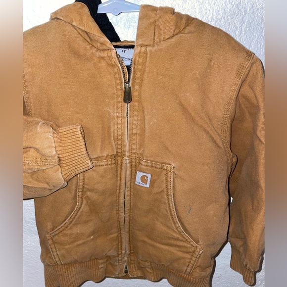 Carhartt Toddler Lined Jacket with hood Size 4T - Picture 6 of 9